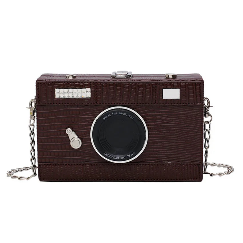 Camera Shape Ladies Bag Crossbody Purse
