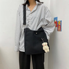 Canvas Crossbody Shoulder Bags Large Tote Casual Ladies Handbag