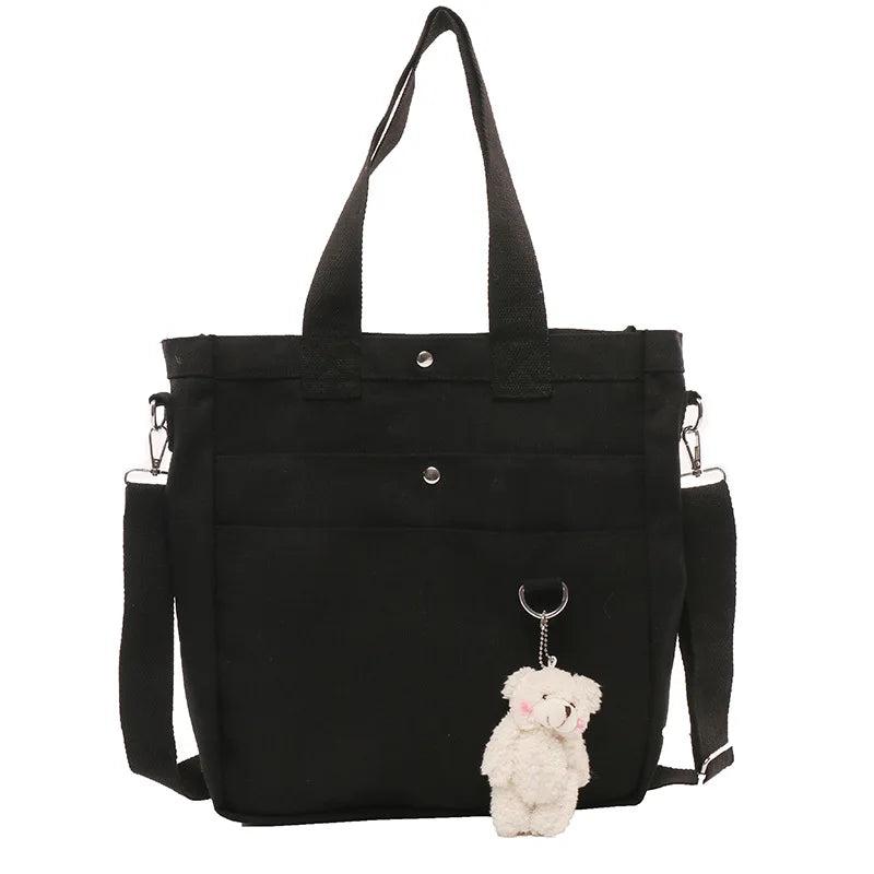 Canvas Crossbody Shoulder Bags Large Tote Casual Ladies Handbag