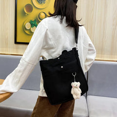Canvas Crossbody Shoulder Bags Large Tote Casual Ladies Handbag