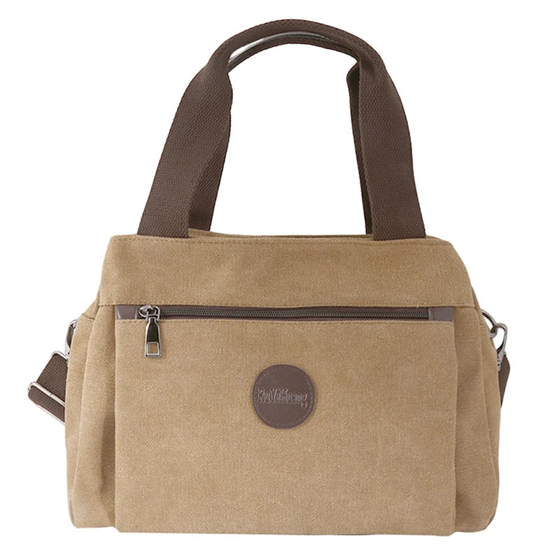 Canvas Handbags Casual Lady Single Shoulder Bags Girls Crossbody Pack