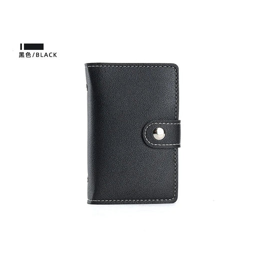 Lychee Driver's Leather Card Wallet Mini Purse