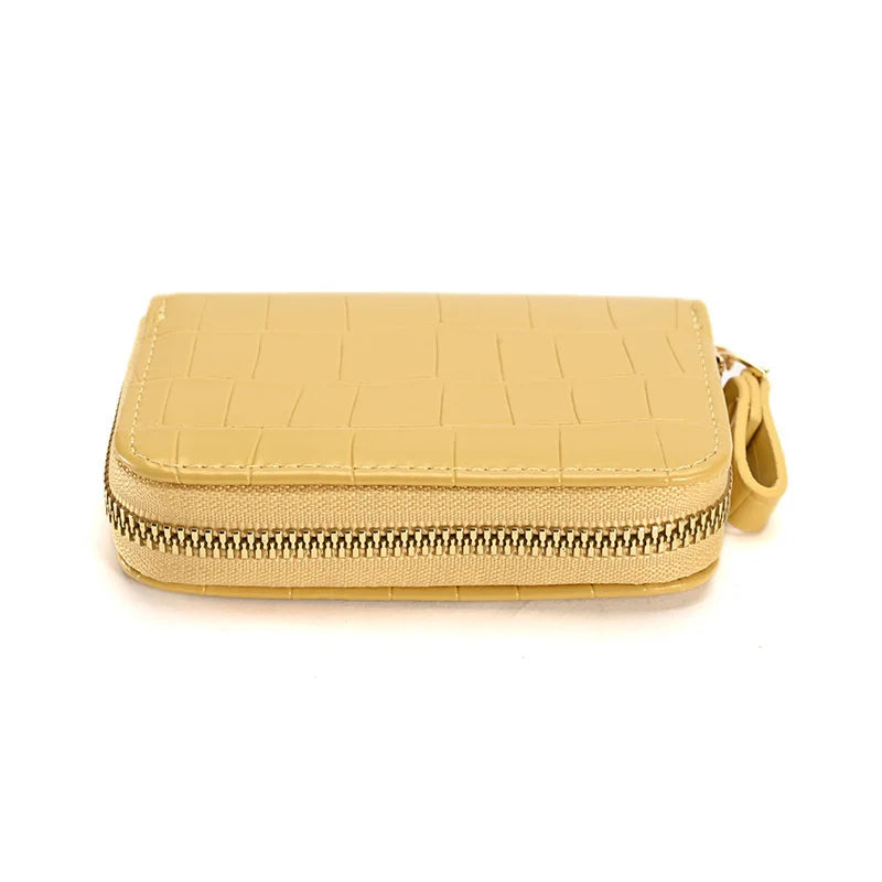 Stone Pattern Card Wallet for Women