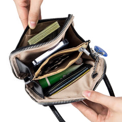 Mini Crossbody Bag Women's Leather Travel Shoulder Bag