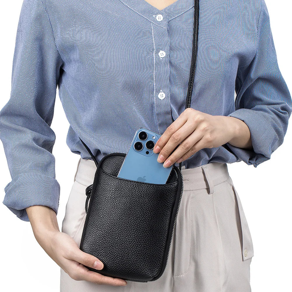 Mini Crossbody Bag Women's Leather Travel Shoulder Bag
