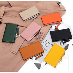 Women's Multi-card Leather Wallet Small Purse