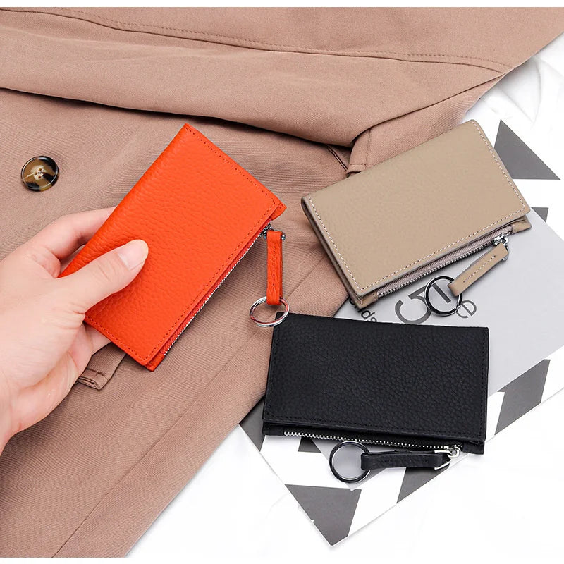 Women's Multi-card Leather Wallet Small Purse
