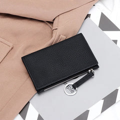 Women's Leather Short Wallet Small Purse Multi-card Card Bag