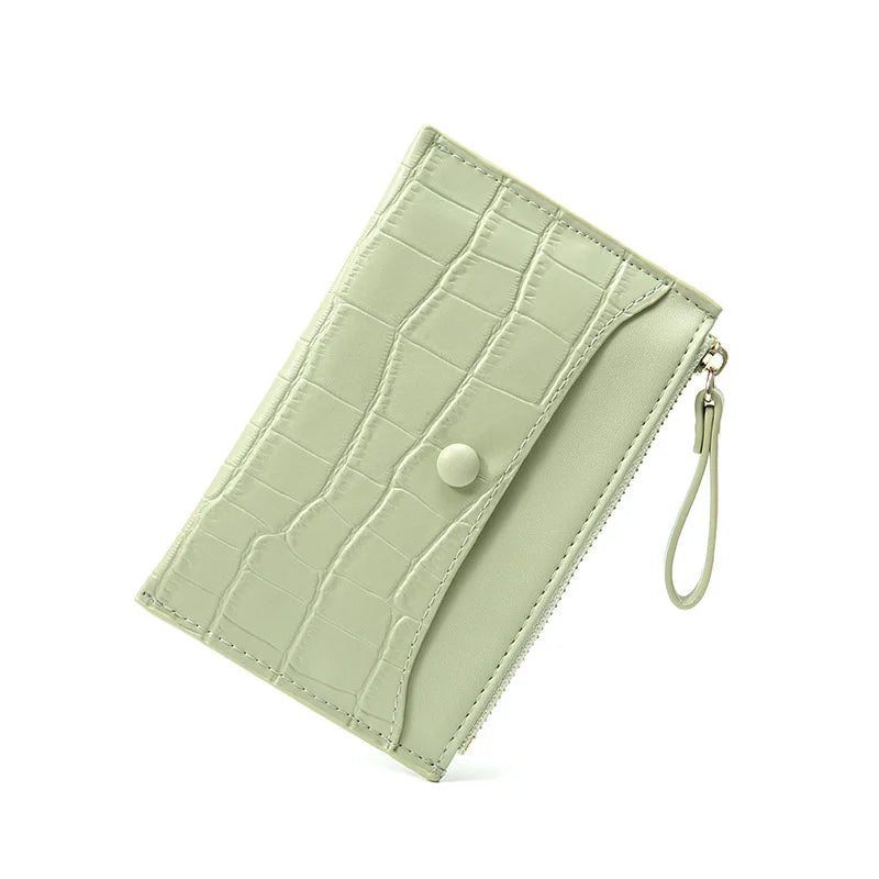 Women Coin Bag Female Purse Money Clip Clutch Wallet Short Leather