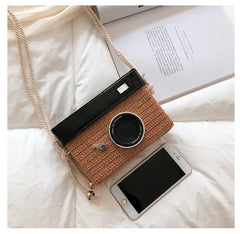 Camera Shape Women Crossbody Bag Single Shoulder Handbag