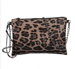 Leopard Evening Bag Wedding Party Shoulder Clutch Purse PT1100