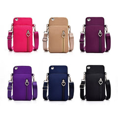 Mini Shoulder Bag Multi-Function Phone Bag Earphone Pouch Outdoor Sport Bag