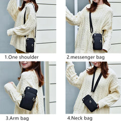Mini Shoulder Bag Multi-Function Phone Bag Outdoor Earphone Pouch