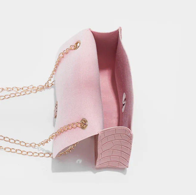 Mini Lock Chain Bag Casual Shoulder Bags Women Handbags Purses
