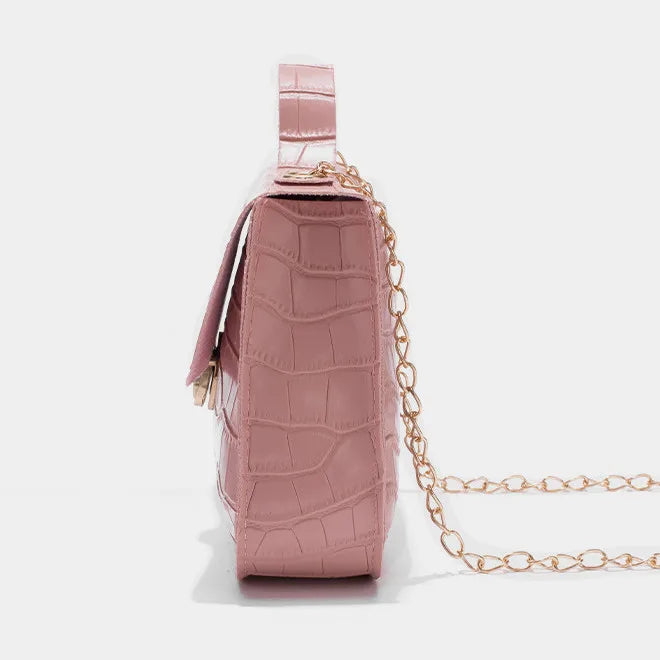 Mini Lock Chain Bag Casual Shoulder Bags Women Handbags Purses