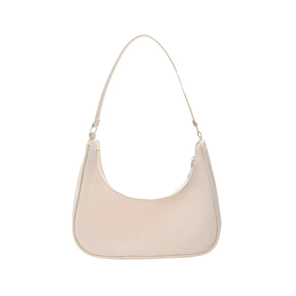 Women Nylon Shoulder Bag Tote Casual Solid Handbag
