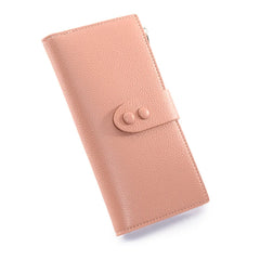 Women's Buckle Long Wallet Coin Purse Large Banknote Pocket