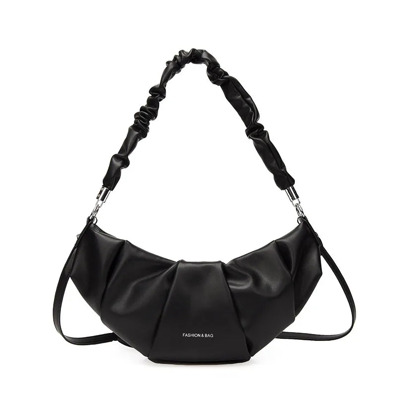Vintage Leather Shoulder Bag, Women's Handbag