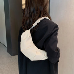 Vintage Leather Shoulder Bag, Women's Handbag