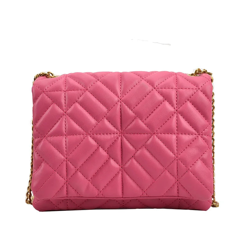 Retro Clutch Handbag Metal Chain Small Shoulder Bag Female