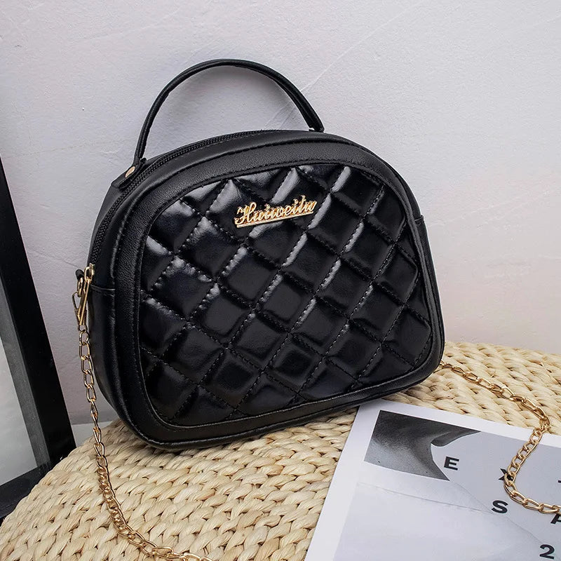 Shell-shaped Crossbody Bag PU Leature Handbags