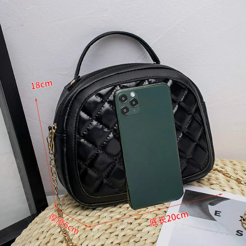 Shell-shaped Crossbody Bag PU Leature Handbags
