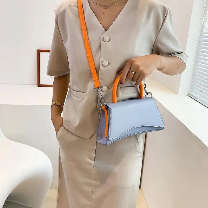 Women PU Leather Crossbody Bags For Women Ladies Flap Solid Handbags