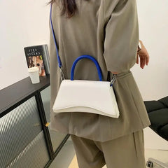 Women PU Leather Crossbody Bags For Women Ladies Flap Solid Handbags