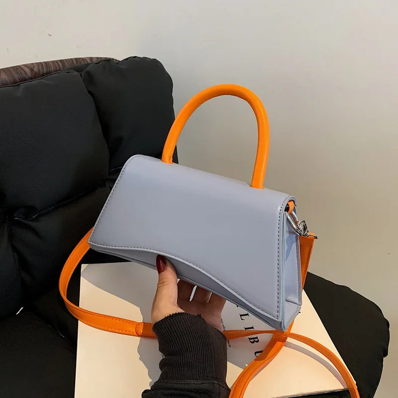 Women PU Leather Crossbody Bags For Women Ladies Flap Solid Handbags