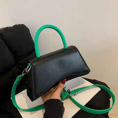 Women PU Leather Crossbody Bags For Women Ladies Flap Solid Handbags