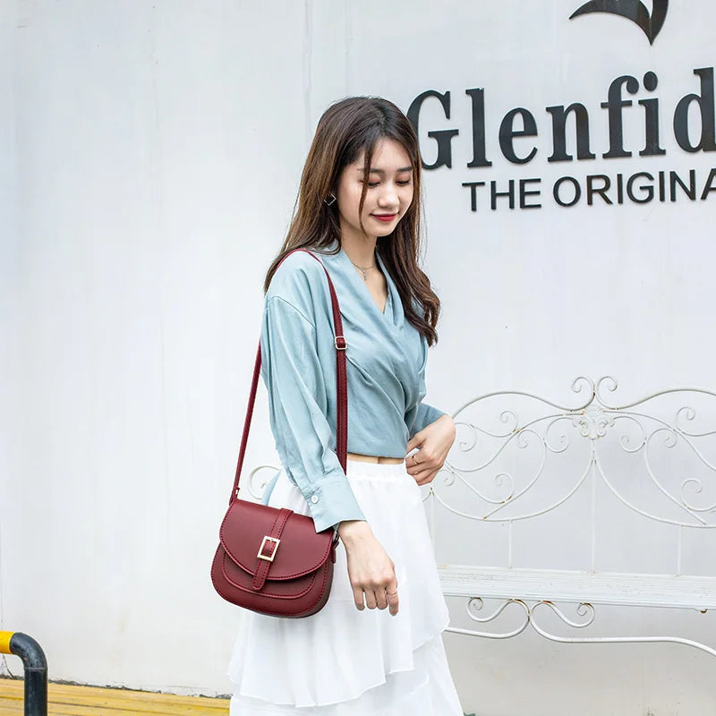 Small Shell Bag Shoulder Messenger Bag For Girl Gift Saddle Bag