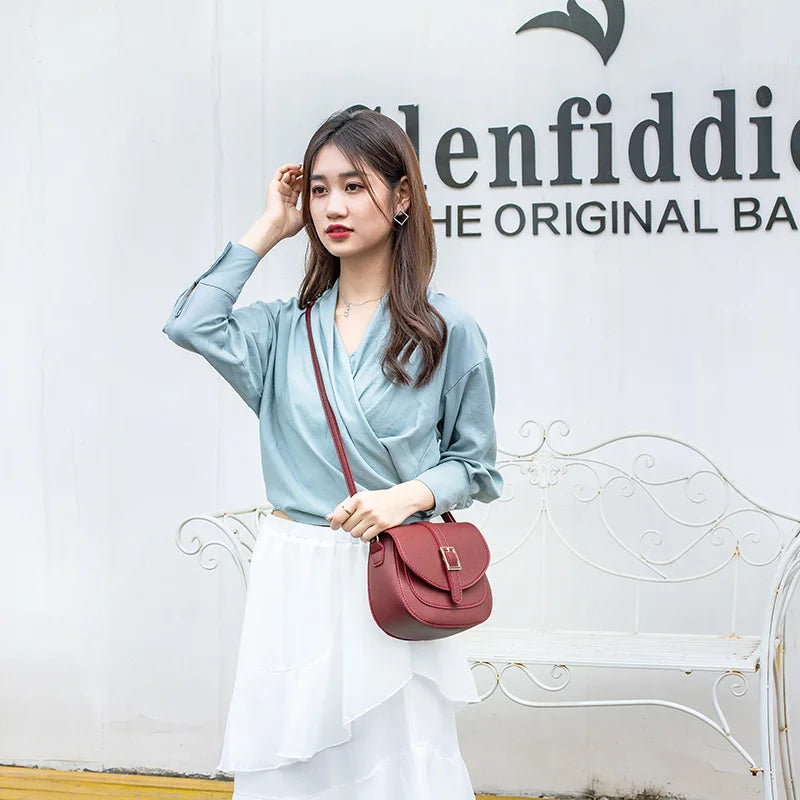 Small Shell Bag Shoulder Messenger Bag For Girl Gift Saddle Bag