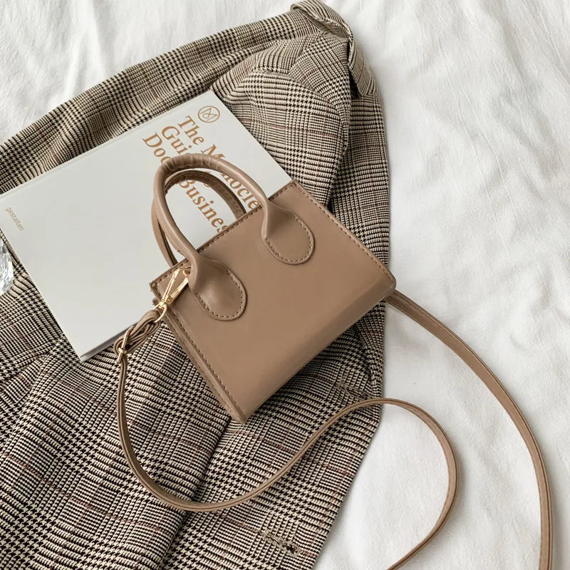 Retro Mini Handbag Literary Crowds Shoulder Messenger Female Bag Handbags