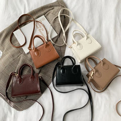 Retro Mini Handbag Literary Crowds Shoulder Messenger Female Bag Handbags
