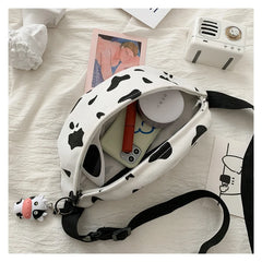 Harajuku Style Waist Bag Canvas Messenger Fanny Pack Crossbody Belt Bag