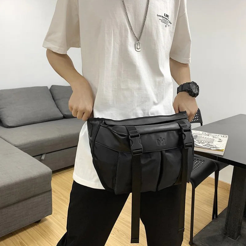 Large Capacity Unisex Fanny Pack Street Wear Chest Bag Hip Hop Crossbody bag