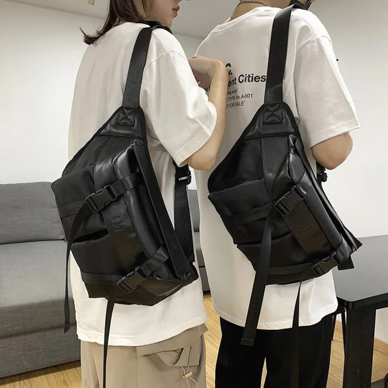 Large Capacity Unisex Fanny Pack Street Wear Chest Bag Hip Hop Crossbody bag