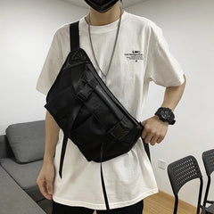 Large Capacity Unisex Fanny Pack Street Wear Chest Bag Hip Hop Crossbody bag