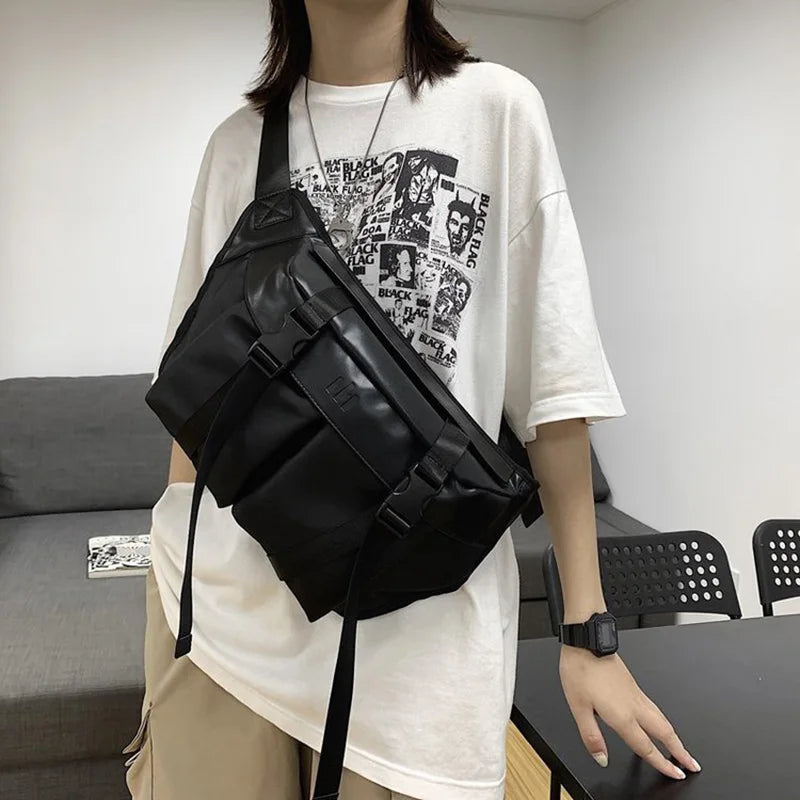 Large Capacity Unisex Fanny Pack Street Wear Chest Bag Hip Hop Crossbody bag