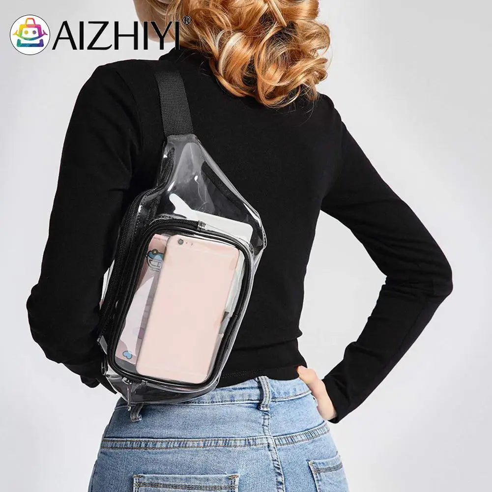 Clear Fanny Pack Waterproof Waist Bag Stadium Approved Clear Purse