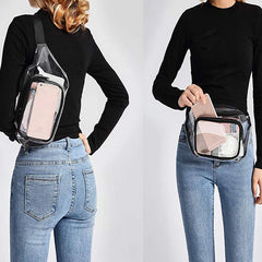 Clear Fanny Pack Waterproof Waist Bag - Stadium Approved