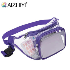 Clear Fanny Pack Waterproof Waist Bag Stadium Approved Clear Purse