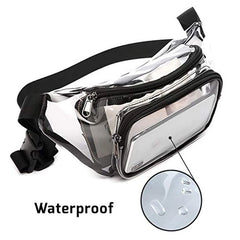 Clear Fanny Pack Waterproof Waist Bag - Stadium Approved