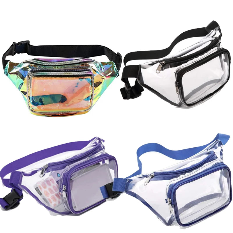 Clear Fanny Pack Waterproof Waist Bag - Stadium Approved