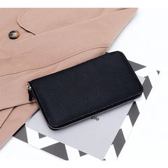 Cow Leather Woman Wallet Coin Bag Mobile Phone Girl Purse
