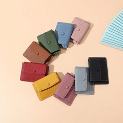 Women Wallet Pu Leather Purse Clutch Ladies Card Bag Female Money Clip Wallet