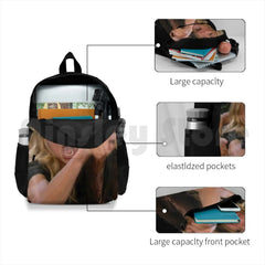 Woman Yelling Outdoor Hiking Backpack Riding Climbing Sports Bag