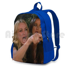 Woman Yelling Outdoor Hiking Backpack Riding Climbing Sports Bag