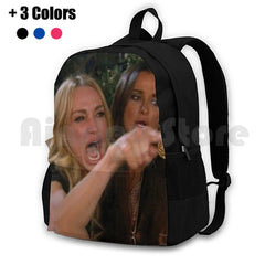 Woman Yelling Outdoor Hiking Backpack Riding Climbing Sports Bag