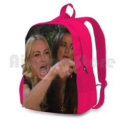 Woman Yelling Outdoor Hiking Backpack Riding Climbing Sports Bag